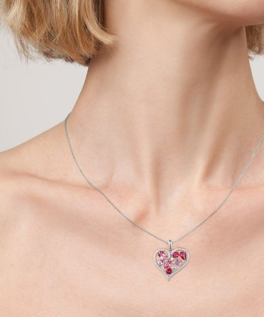 Sidabrinis pakabukas su cirkoniais - Sidabriniai pakabukai - Goldinga