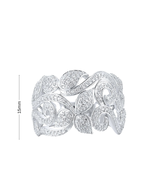 Sidabrinis žiedas su cirkoniais