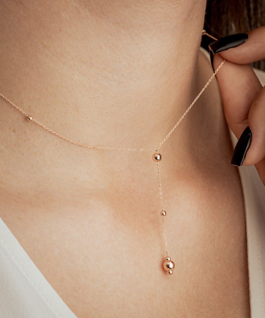 Auksinė grandinėlė su pakabukais - Auksinės grandinėlės su pakabukais - Goldinga