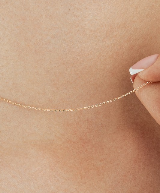 Geltono aukso grandinėlė "Anchor"