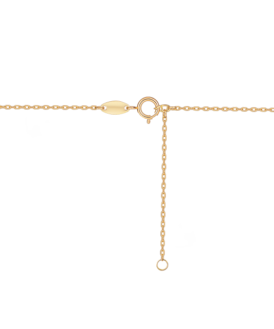 Auksinė grandinėlė su pakabuku raidė E - Auksinės grandinėlės su pakabukais - Goldinga