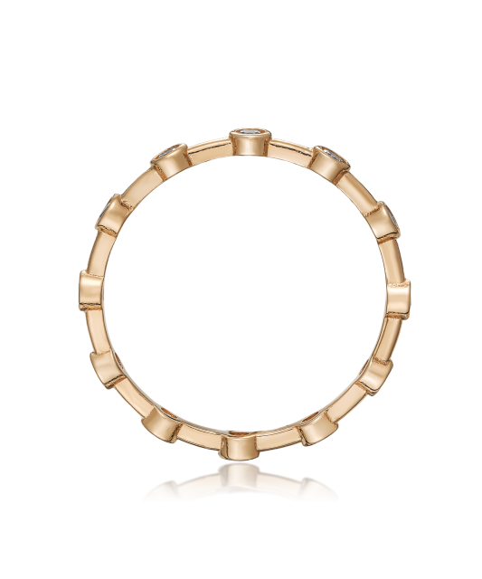 Auksinis žiedas su cirkoniais