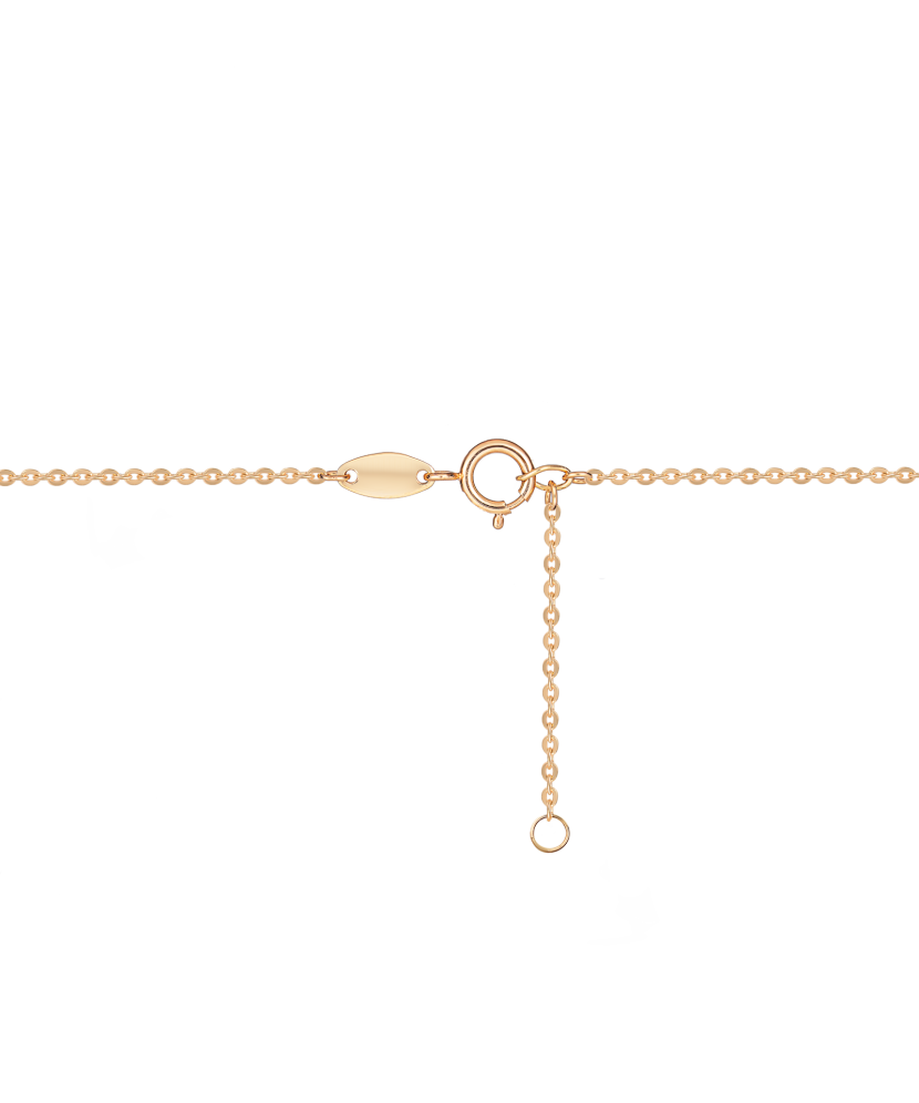 Geltono aukso grandinėlė su briliantiniu pakabuku  - Goldinga