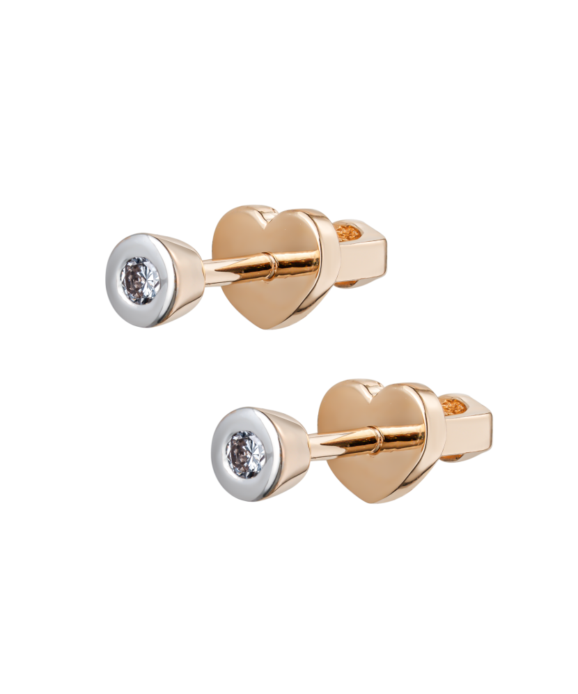 Aukiniai auskarai su deimantais