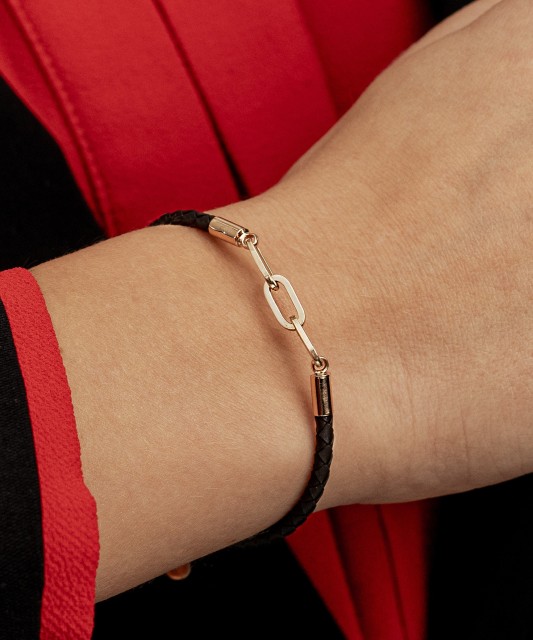 Odinė apyrankė su auksu