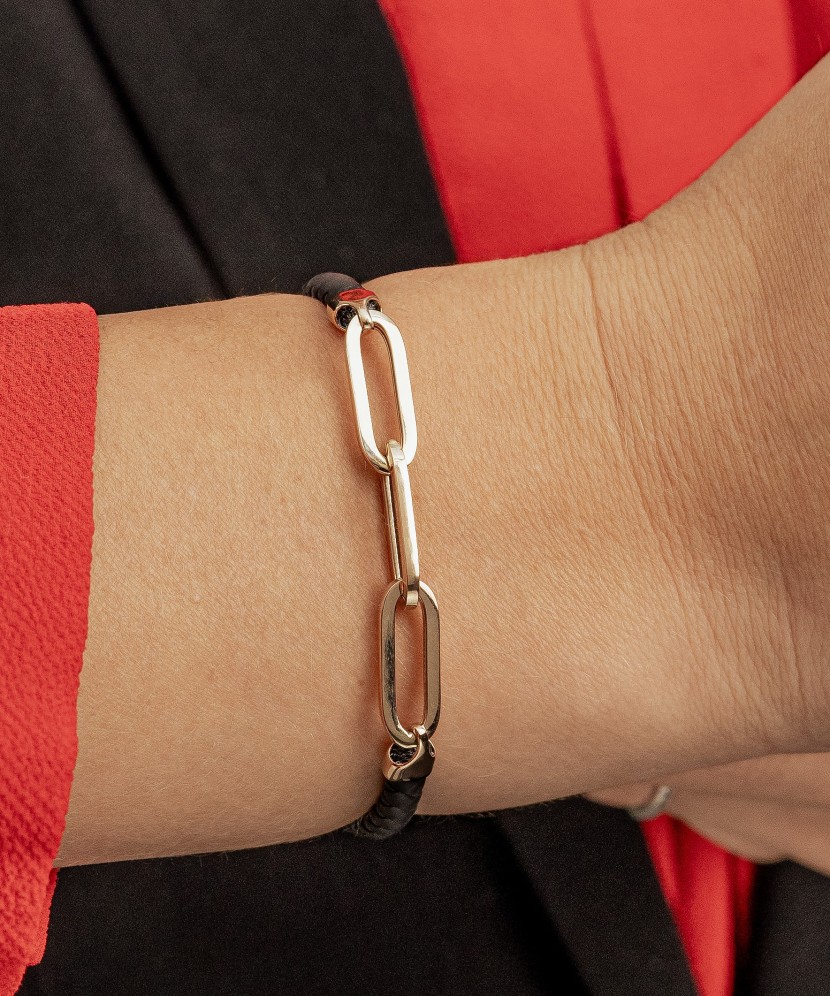 Odinė apyrankė su auksu