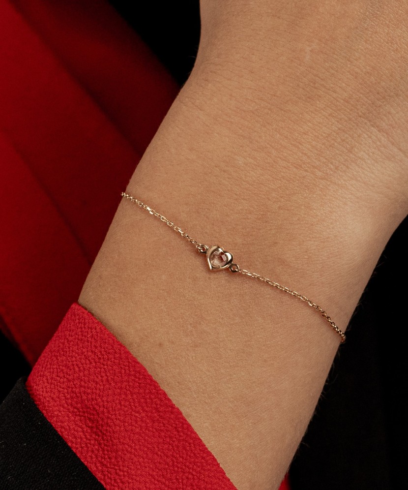 Auksinė apyrankė su cirkoniu