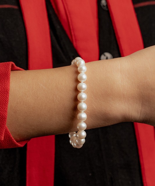 Perlų apyrankė su auksu  - Goldinga