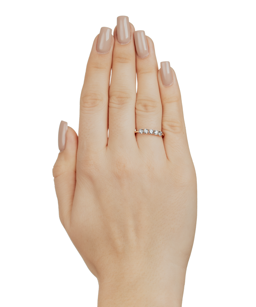 Auksinis žiedas su cirkoniais