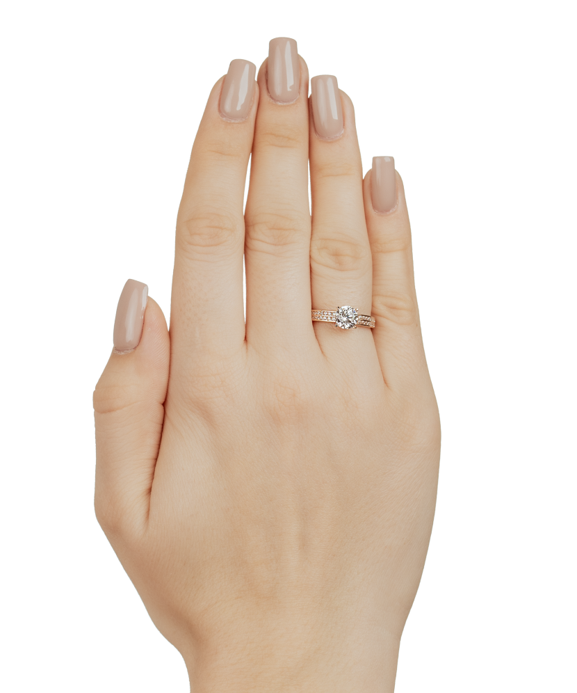 Auksinis žiedas su cirkoniais