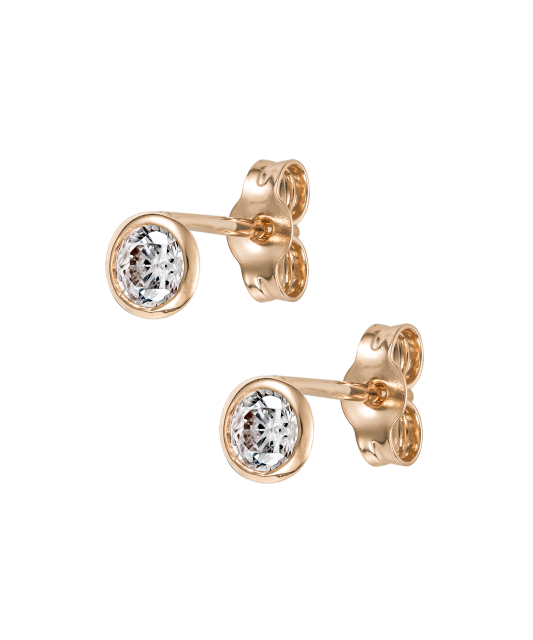 Auksiniai auskarai su cirkoniais