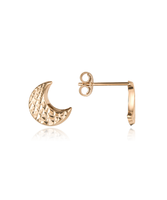 Auksiniai auskarai "Mėnulis"
