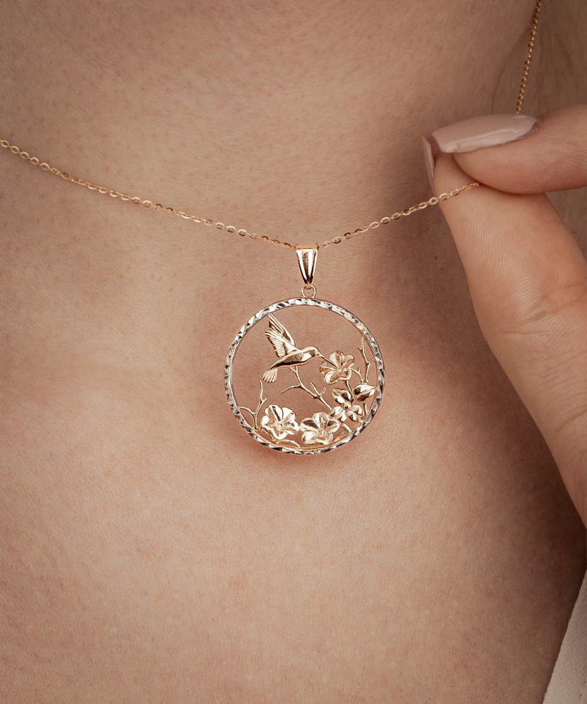 Auksinis pakabukas "Kolibris"  - Goldinga