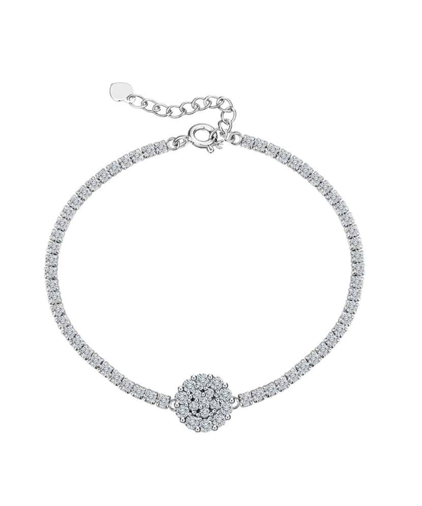 Sidabrinė apyrankė su cirkoniais