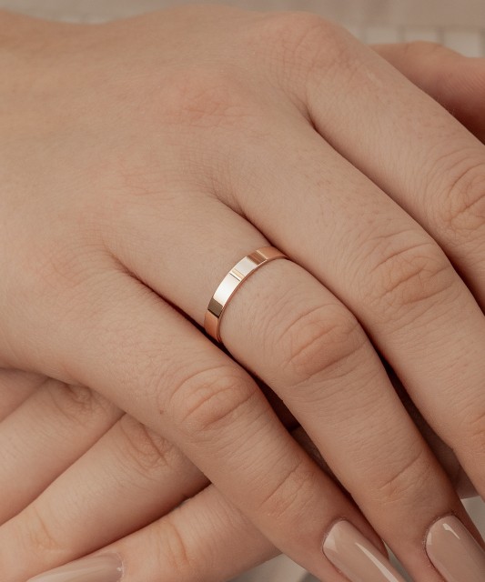 Auksinis vestuvinis žiedas 3mm