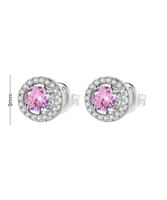 Sidabriniai auskarai su cirkoniais