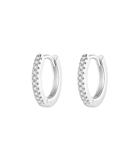 Sidabriniai auskarai su cirkoniais