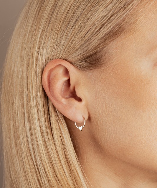 Auksiniai auskarai rinkutės 13mm