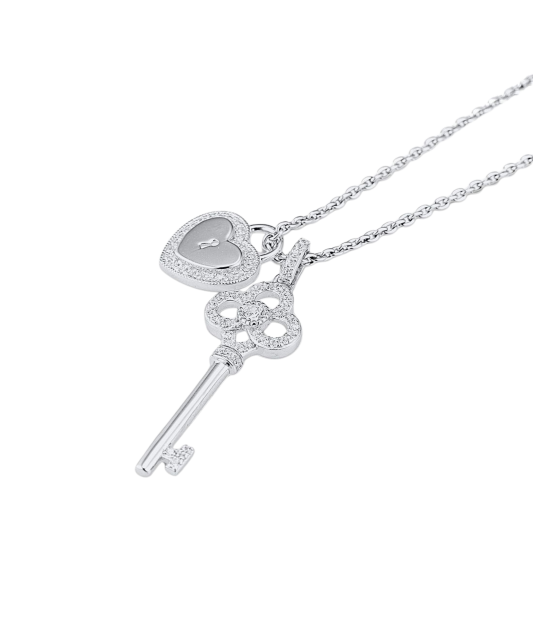 Sidabrinis pakabukas su cirkoniais