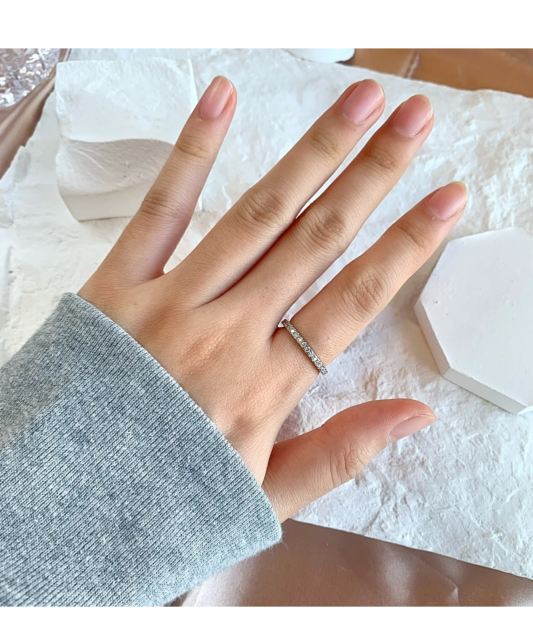 Sidabrinis žiedas su cirkoniais