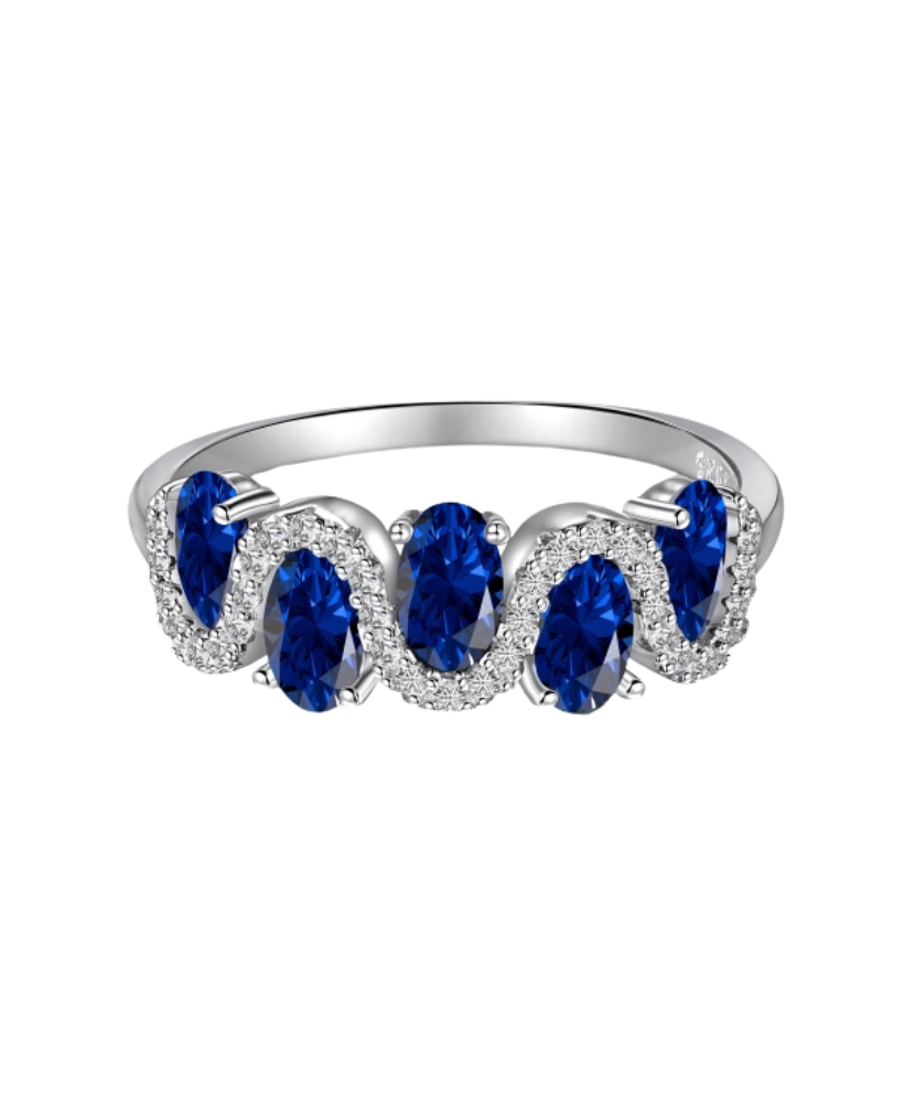 Sidabrinis žiedas su cirkoniais