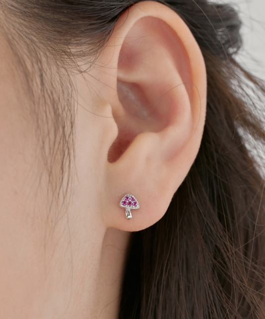 Sidabriniai auskarai su cirkoniais