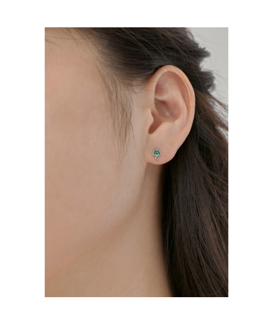 Sidabriniai auskarai su cirkoniais