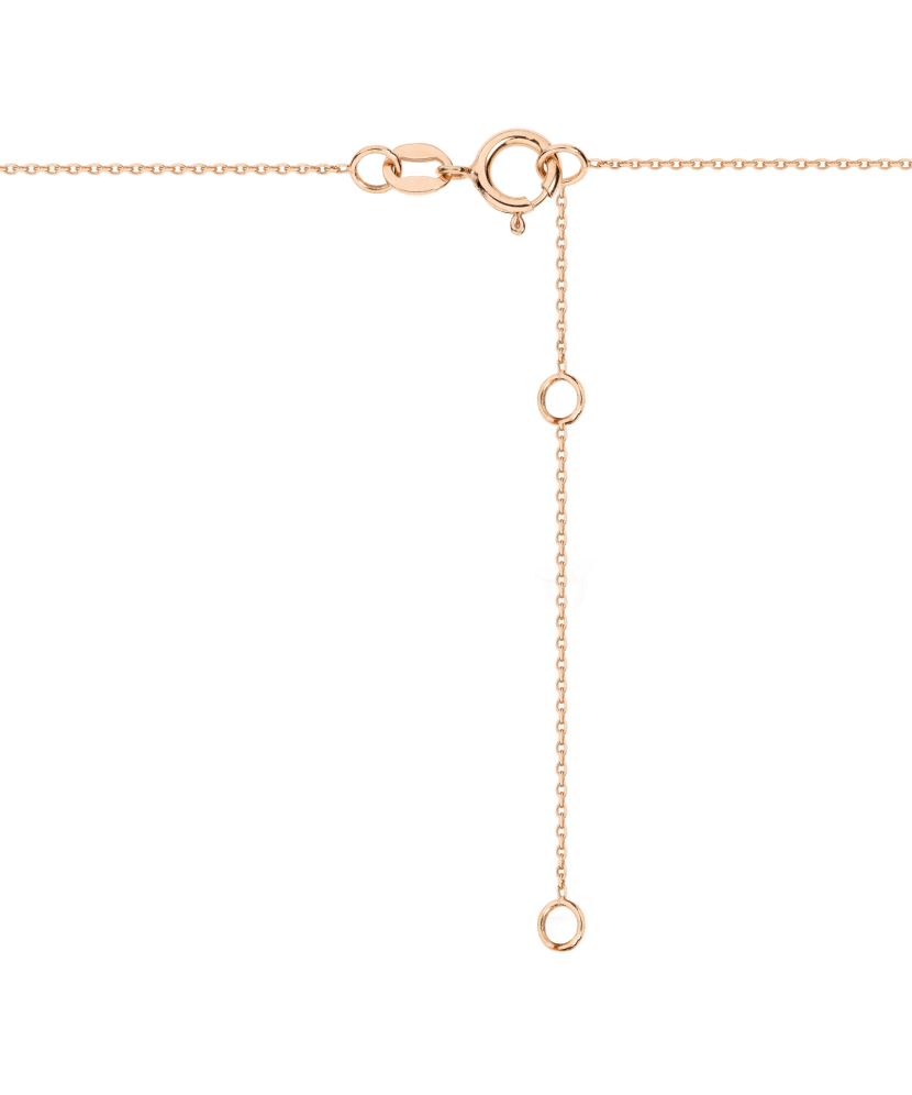 Auksinė Grandinėlė Su deimantiniu Pakabuku