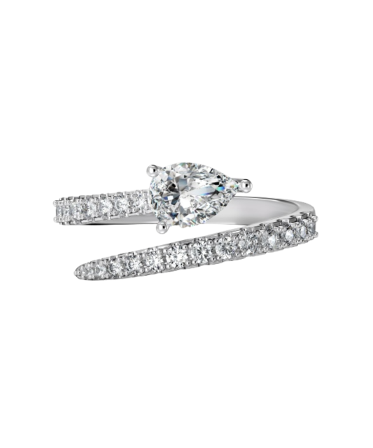 Sidabrinis žiedas su cirkoniais