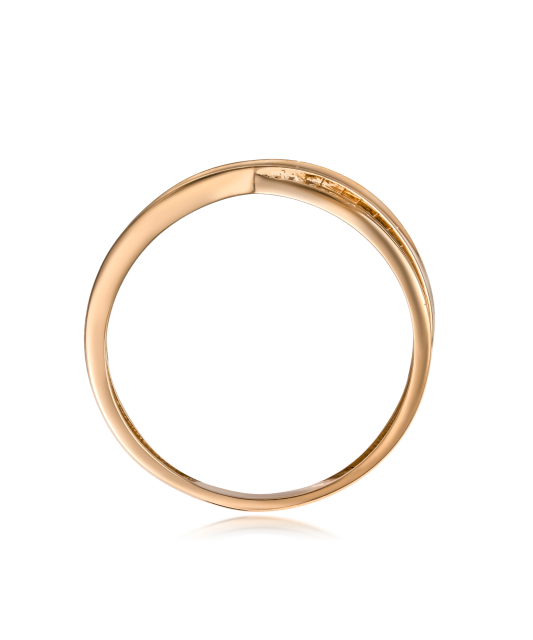 Auksinis žiedas su cirkoniais