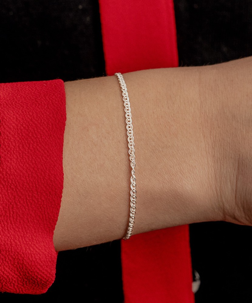 Sidabrinė apyrankė "Mona Liza" 2.3mm