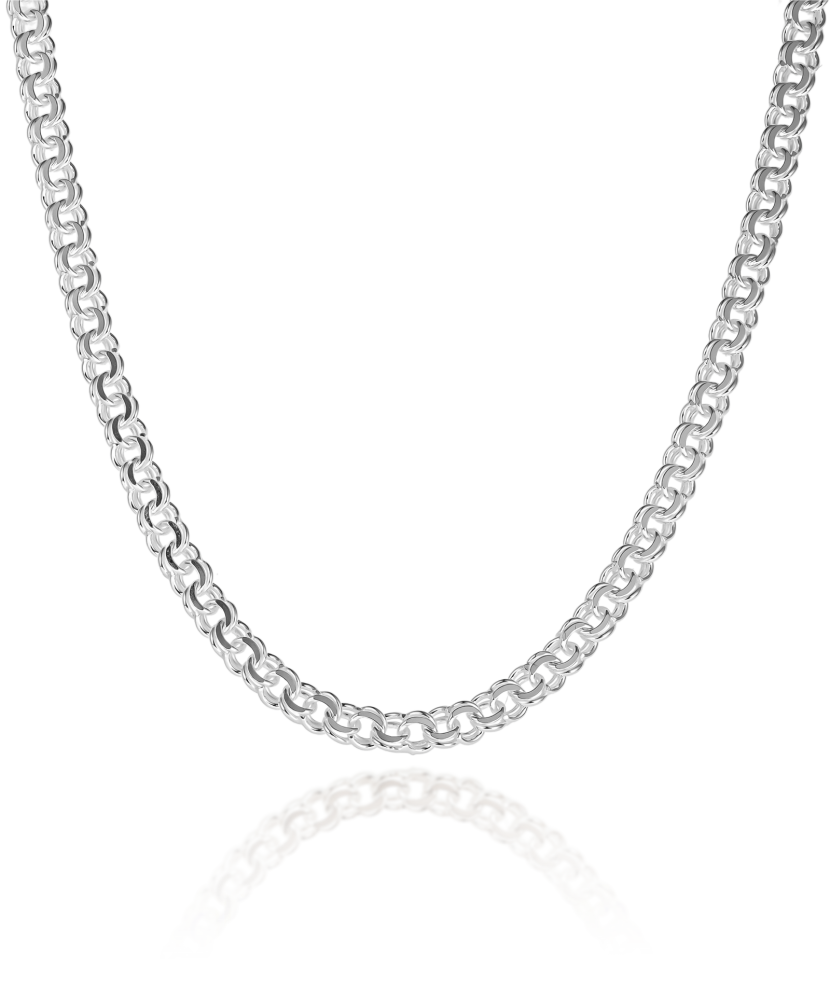 Sidabrinė grandinėlė "Bismark" 5mm