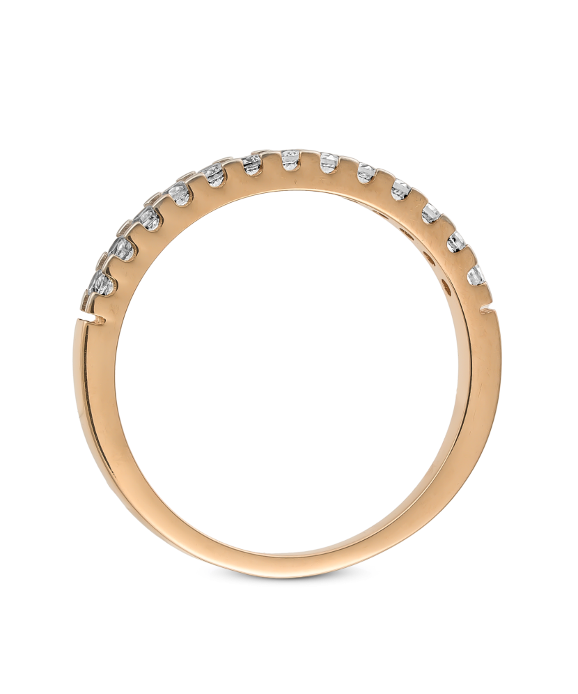 Auksinis žiedas su cirkoniais