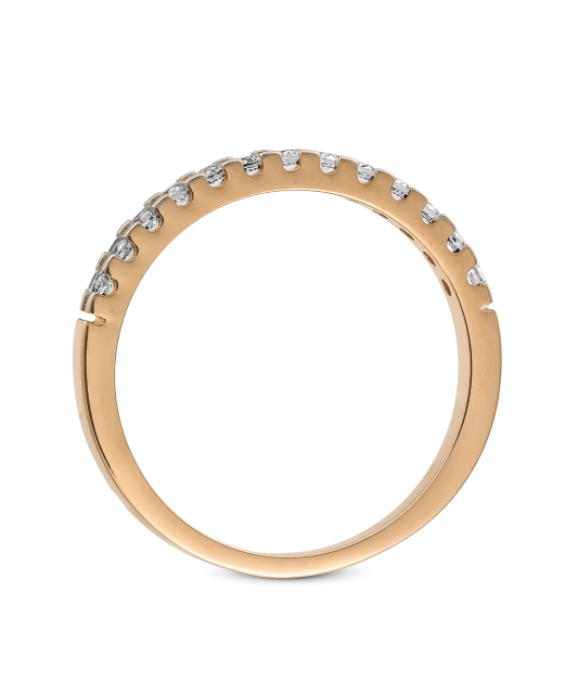 Auksinis žiedas su cirkoniais