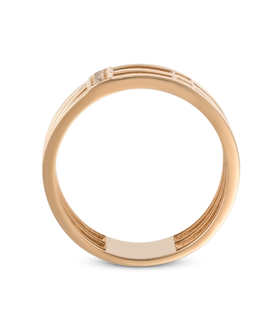 Auksinis žiedas su cirkoniais