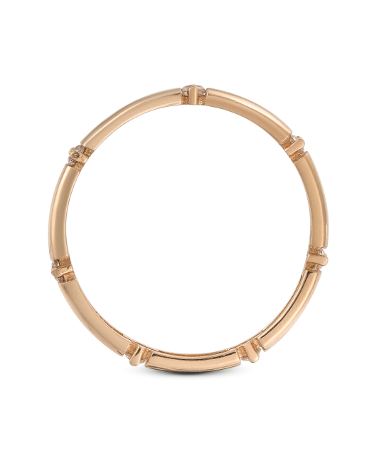 Auksinis žiedas su cirkoniais