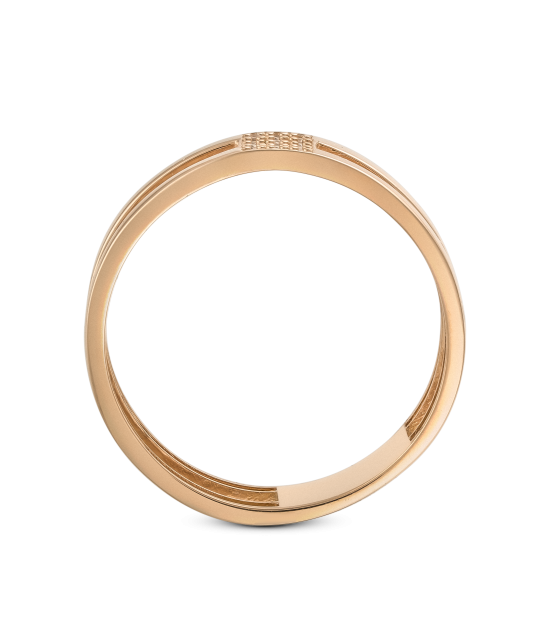 Auksinis žiedas su cirkoniais