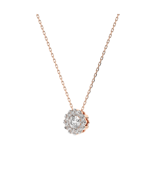 Auksinė Grandinėlė Su Briliantiniu Pakabuku  - Goldinga