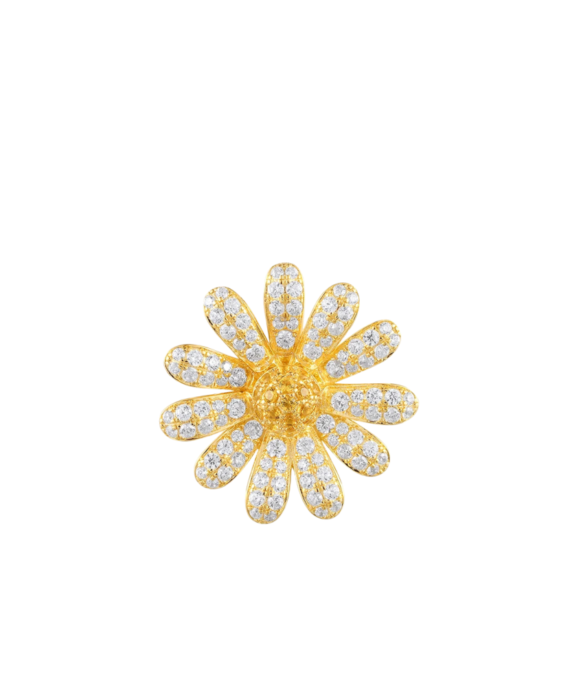 Paauksuotas Sidabrinis pakabukas su špineliais ir cirkoniais