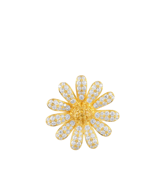 Paauksuotas Sidabrinis pakabukas su špineliais ir cirkoniais