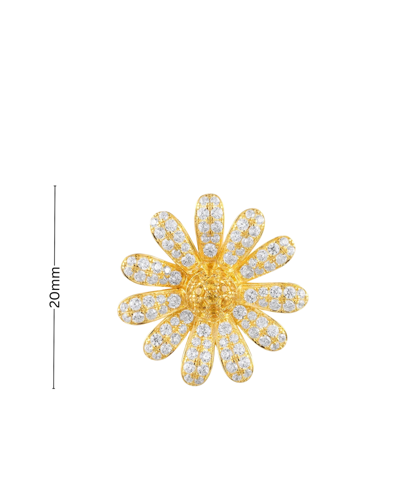 Paauksuotas Sidabrinis pakabukas su špineliais ir cirkoniais