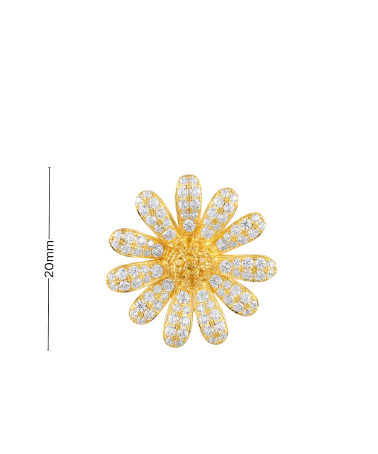 Paauksuotas Sidabrinis pakabukas su špineliais ir cirkoniais