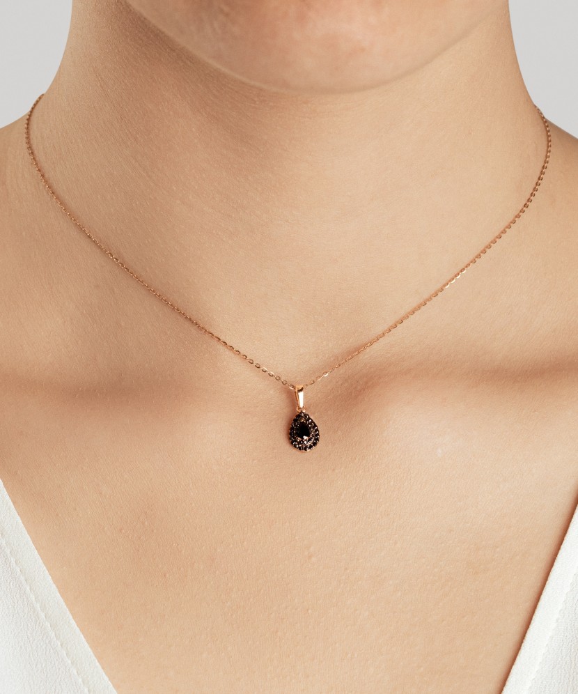 Auksinis pakabukas su cirkoniais