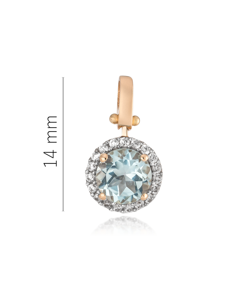 Auksinis pakabukas su cirkoniais