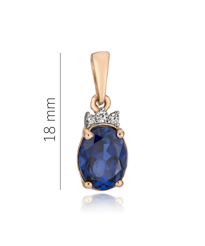 Auksinis pakabukas su cirkoniais