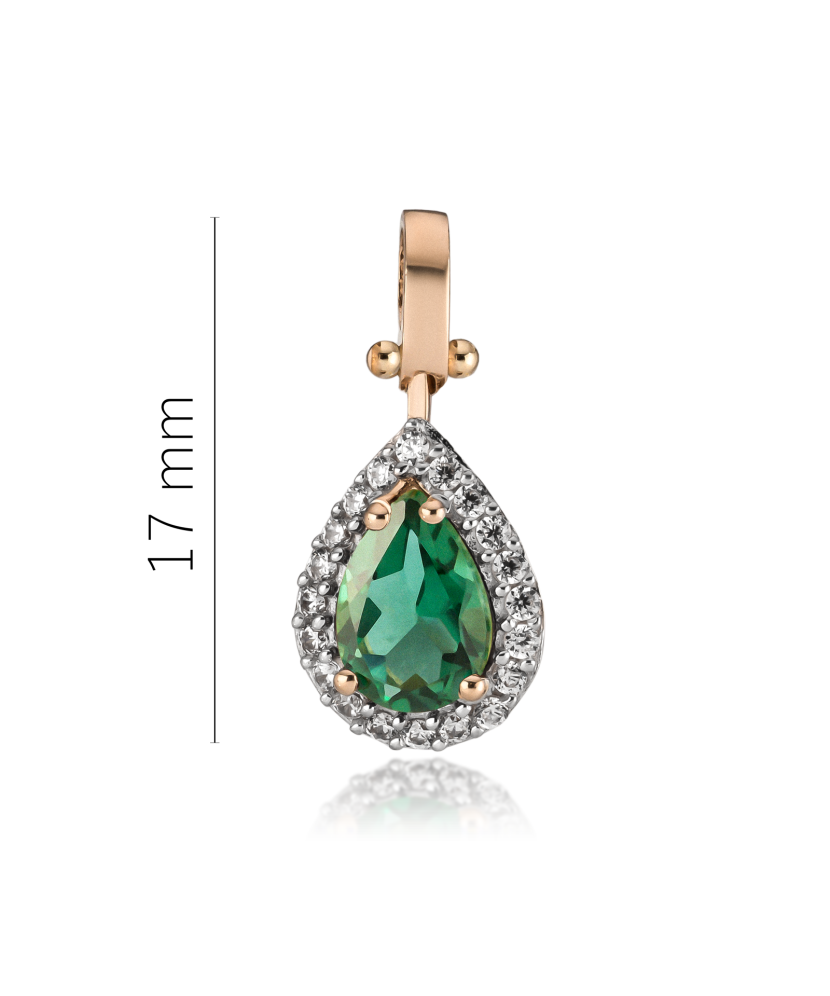 Auksinis pakabukas su cirkoniais