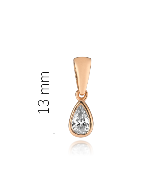 Auksinis pakabukas su cirkoniais