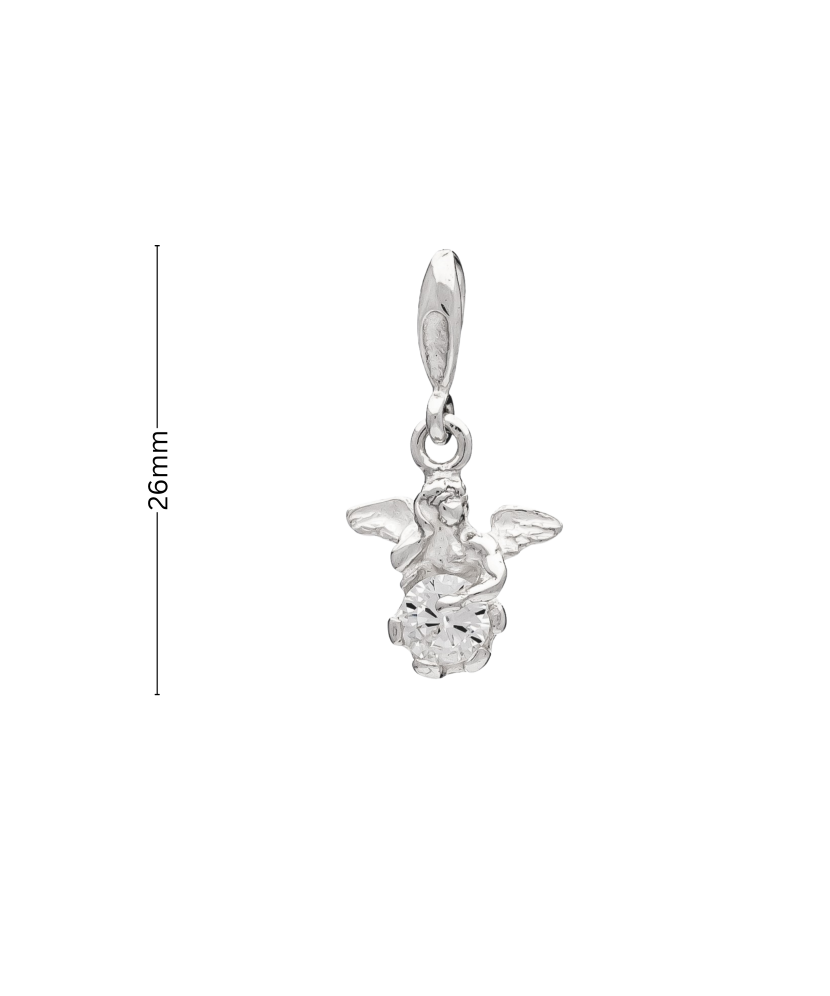 Sidabrinis Pakabukas Su Cirkoniu "Angelas"  - Goldinga