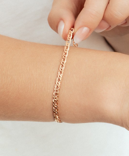 Auksinė apyrankė "Rombo" 4.2mm  - Goldinga