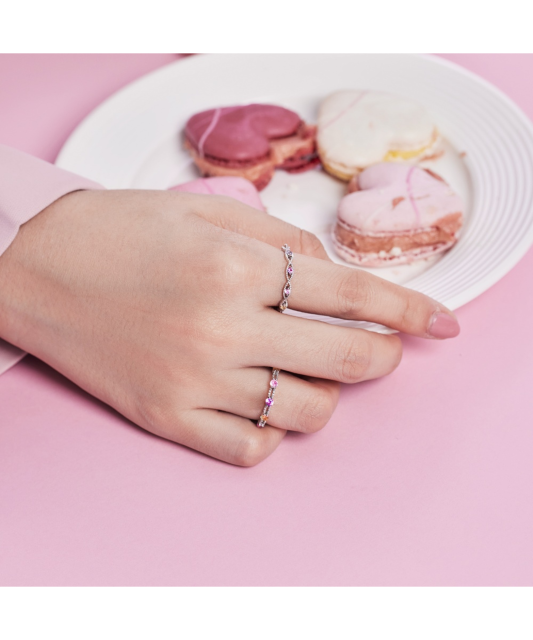 Sidabrinis žiedas su cirkoniais